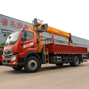 Hohe Stabilität 4x4 Traktor LKW 4 T Kran für Ackerland Forst wirtschaft Material transport Mit Kern getriebe Motor pumpen komponenten - Product Image 5