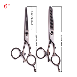 Professional Hair Scissors Rotating Handle Scissors Japanese Steel Professional Barber Shears Ergonomic Design Salon <strong>Stylists</strong> - Product Image 5