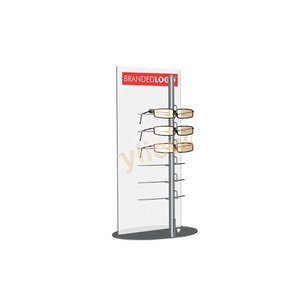 Acrylic Eyeglass Display Floor <b>Stand</b> Floor Standing Acrylic Sunglasses Display Rack - Product Image 1