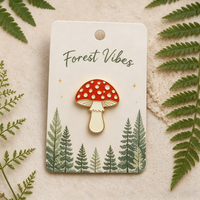 Promotion : Broche en émail mignonne, imitation bronze antique, en métal, avec motif 'La santé mentale compte', personnalisable avec LOGO et lettres, pour femme