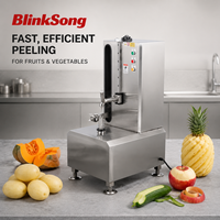 BlinkSong Verticale RVS Schilmachine Commerciële Elektrische Automatische Fruit- en Groenteschiller