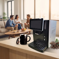 Machine à café expresso professionnelle entièrement automatique à écran tactile pour usage domestique et commercial