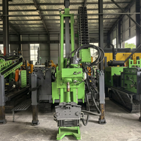 Foreuse hydraulique sur chenilles pour carottage de roche - Moteur et boîte de vitesses diesel - Profondeur 600m - Facile à utiliser pour les études géologiques