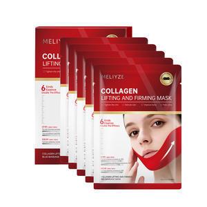 Kollajen <span class=keywords><strong>Flakes</strong></span> yüz paketi nemlendirici nemlendirici sıkılaştırıcı kuru cilt seyahat boyutu alın yama - Product Image 1