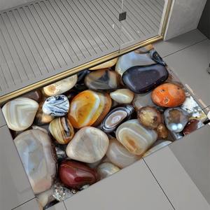 Tapis en terre de diatomée Pebble pour salle de bain, <span class=keywords><strong>douche</strong></span>, toilettes, entrée, buanderie, absorbant, antidérapant, séchage rapide, avec support en caoutchouc naturel - Product Image 1