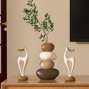 Scultura di Cervo di Lusso per Arredamento Casa, Accessori per Soggiorno, Ornamento di Alce in Resina, Regalo Artigianale - Product Image 3