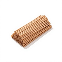 Pailles en bagasse PHA haute résistance, non déformables, jetables, qualité alimentaire, conception d'emballage personnalisée pour les propriétaires de marques