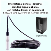Sensor de Nivel de Líquido Hidrostático de Acero Inoxidable 316L para Tanque de Almacenamiento Industrial, 4-20mA RS485 Modbus, Precisión de 0.5% FS
