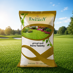 Engrais Ferreux Soluble Desert Energy Ferro 20, Sulfate Ferreux à 20% de Fer, Poudre pour l'Entretien Professionnel des Gazons et des Cultures, 25kg - Product Image 5