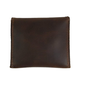 Porte-cartes en cuir de vachette pleine fleur tendance européen et américain, porte-cartes rétro et élégant pour homme, porte-monnaie simple et portable. - Product Image 5