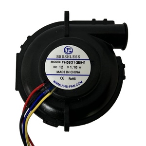 5831 6CM 12V 24V Dc yüksek basınçlı üfleme fanı 58x61x31mm sessiz salyangoz Fan Blower için barbekü ızgara şömine - Product Image 1