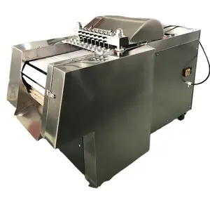 Mesin pemotong dadu ayam beku komersial mesin pemotong dadu daging besar mesin pemotong ayam tanpa tulang