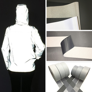 Youguang 반사 소재 고반사 폴리에스터 패브릭 테이프 250-330CD Hivs 안전 의류/가방 반사 스트립에 바느질 - Product Image 6