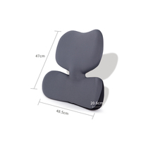 Coussin de soutien lombaire multifonctionnel en mousse à mémoire de forme ergonomique, lavable, en tissu respirant, antidérapant, certifié OEKO-TEX