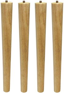 Accessori per mobili moderni per tavolino da caffè piedini da letto in metallo gambe in legno per camera da letto di ricambio per sedie in legno - Product Image 2