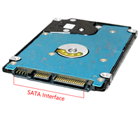 Disque SATA 2,5 pouces MQ01ABF050 500 Go Série MQ pour stockage interne d'ordinateur portable, d'occasion, grade A, testé, 100 % en état, 5400 tr/min