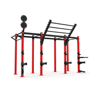 Equipo de Gimnasio Profesional de Diseño Personalizado de Fábrica, Plataforma de Entrenamiento Funcional Independiente para Cross Training y Dominadas