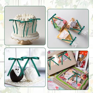 Ballet Style Bow Cake Decorations Heart Shape Reusable Cake Ornament For Mother's Day Valentine's Day Baking Decor - Product Image 2