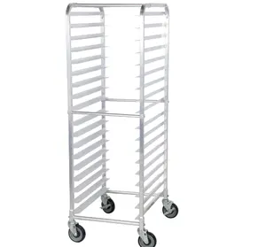 Kitchen restaurant ausrüstung 201 304 edelstahl metall brot backblech pan rack trolley