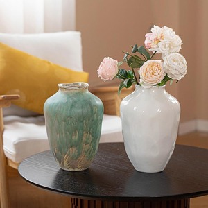 Vase en céramique à effet de <span class=keywords><strong>peinture</strong></span> à l'huile moderne, vase hydroponique pour fleurs, pour table - Product Image 1