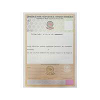 Papier de sécurité anti-copie personnalisé avec filigrane Produit en carton anti-copie à bas prix