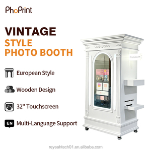 Terminal <span class=keywords><strong>d</strong></span>'<span class=keywords><strong>impression</strong></span> instantanée de photos de luxe en bois pour cabine <span class=keywords><strong>photo</strong></span> avec partage <span class=keywords><strong>d</strong></span>'appareil <span class=keywords><strong>photo</strong></span> - Product Image 2