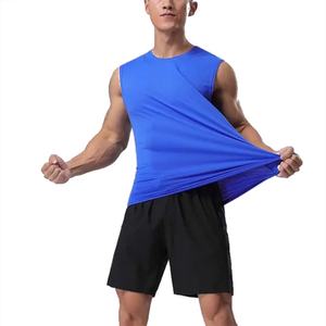 Débardeur de sport sans manches pour homme, style estival personnalisé, en coton et élasthanne, pour la course à pied - Product Image 3