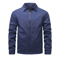 Veste Homme Automne 2026 à Col Revers et Fermeture Éclair – Qualité Supérieure, Tendance, Décontractée et Élégante pour l'Extérieur