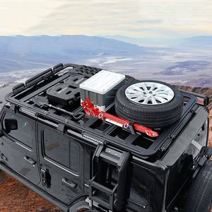 Popolari Portacarichi Fuoristrada 4x4 <span class=keywords><strong>Portapacchi</strong></span> da Tetto a Piattaforma <span class=keywords><strong>per</strong></span> Jeep Wrangler JK JL - Product Image 1