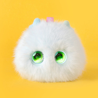 Robot Compagnon Interactif en Peluche Douce et Moelleuse avec IA, Réponse Tactile, Jouet Émotionnel IA pour le Développement, Soulagement de la Solitude et du Stress
