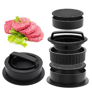 Prensa para Hamburguesas <span class=keywords><strong>de</strong></span> Plástico Antiadherente, Fabricada con PP <span class=keywords><strong>de</strong></span> Grado Alimenticio, para Barbacoa, Cocina y Parrilla, Herramienta para Hacer Hamburguesas Caseras - Product Image 1