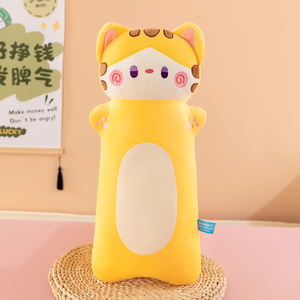 Extra Long <b>Cat</b> <b>Plush</b> Pillow Wholesale, 3 Sizes PP Cotton Stuffed Animal for Gift Stores & Promotional Use - Product Image 3