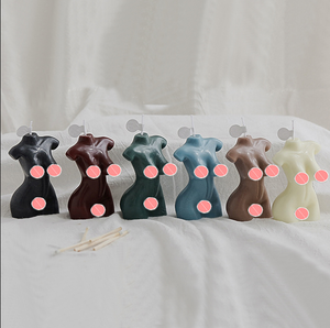 Vela de diseño creativa personalizada para mujer, vela perfumada hecha a mano para baño, Torso desnudo, en forma de cuerpo - Product Image 4