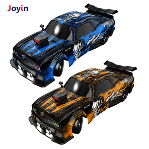 2.4GHz 1:16 LED Flow <strong>Light</strong> 4WD Drift RC Car with Switchable TPR and Drift Wheels for <strong>Street</strong> Style Sliding Shows - Product Image 5