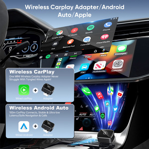 อะแดปเตอร์ไร้สาย CarPlay อุปกรณ์เสริมในรถยนต์ Fuallwin OEM 2 in 1 Smart <span class=keywords><strong>MINI</strong></span> เชื่อมต่อผ่าน USB สำหรับ iPhone Apple และ <span class=keywords><strong>Android</strong></span> Auto รองรับ <span class=keywords><strong>Bluetooth</strong></span> - Product Image 6