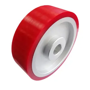 Fast Delivery Rubber Coating Wheel 100mm 200mm Printing Industrial Polyurethane Coated Wheel