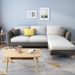 Juego de Sofás de Tela en Forma de L para el Hogar, Muebles de Lujo para Sala de Estar - Product Image 2