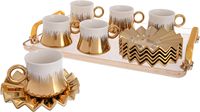 Tasses à thé en céramique de marbre de luxe arabe grec japonais pour expresso cappuccino latte moka