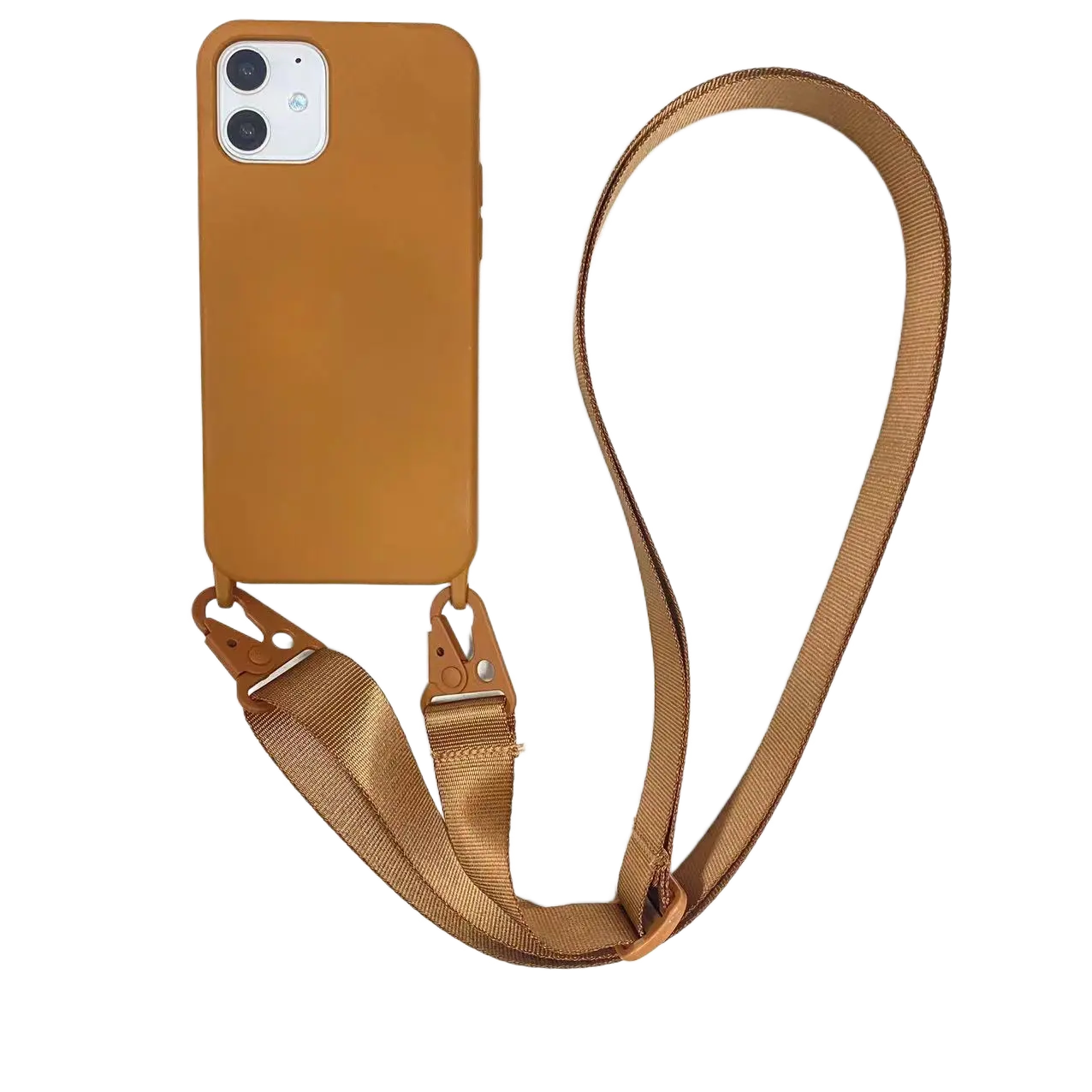 Silicone TPU Crossbody Necklace Phone Case For iPhone 13 Lanyard Cord Strap Cover Case For iPhone 14 Pro Max Case