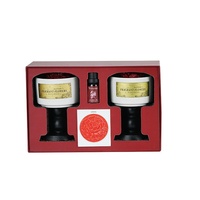 Bougie parfumée à la camélia personnalisée, boîte cadeau haut de gamme, décoration de meubles, cadeau d'anniversaire pour filles comme souvenir