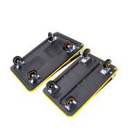 Carretilla de mano de cuatro ruedas con capacidad de carga de 300kg, plataforma de Material de acero, remolque, carro plano, herramientas de manipulación, almacén doméstico