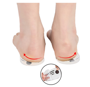 Semelles orthopédiques <span class=keywords><strong>en</strong></span> <span class=keywords><strong>silicone</strong></span> pour corriger la supination et la pronation, avec cale latérale magnétique pour le talon - Product Image 1