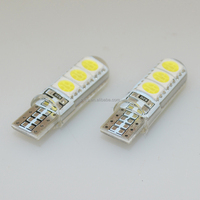 Accessoires pour véhicules : Ampoule LED latérale 12V T10 6SMD 6LED 5050 W5W en silicone pour éclairage intérieur de voiture – Accessoire de modernisation/amélioration