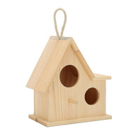 Nichoir et mangeoire à oiseaux en bois non peints, kit de bricolage en bois pour enfants à construire et peindre, arts et artisanat