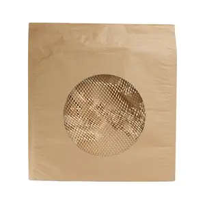 Honingraatpapier Postzak 100% Composteerbare Envelop Recycling Papier Gewatteerde Envelop Bruin Custom Kraftpapier
