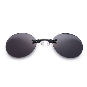 Lunettes de soleil rétro unisexes sans monture, argentées, style Hacker Empire <span class=keywords><strong>Murphy</strong></span>, verres UV400, ultra-légères, pour adultes - Product Image 1