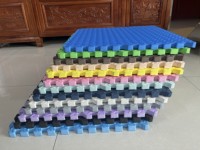 Ensemble de sol de gymnastique Tapis de sol en mousse souple EVA Tapis de protection pour le jeu au sol Tapis d'exercice pour le sport Piscine Fitness à domicile