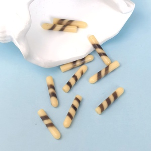 Chocolate Wafer Stick Resin Cabochon 3D Miniature Chocolate Simulation <b>Sweets</b> Kawaii Food Ornaments Dollhouse Mini Food Charms - Product Image 4