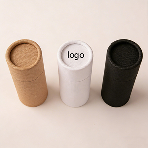 Eco Friendly Carton Round <b>Box</b> <b>Empty</b> Biodegradable Kraft Craft Cylinder Paper Tube Packaging - Product Image 1
