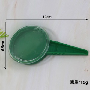 Gardening Seeder Manual Plastic Dark Green Home Gardening Tool 5 Speed Adjustable Seed Sower For DIY <b>Planting</b> - Product Image 4